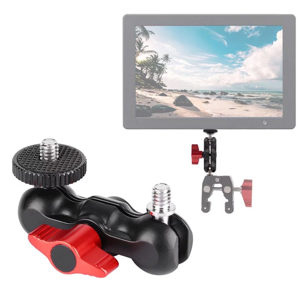 ANDOER Ballhead Mount A73 สําหรับ Magic Clamp - Hold Monitor - LED - โทรศัพท์