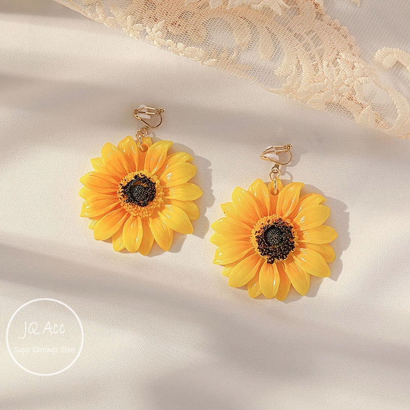 ชุดเครื่องประดับ ต่างหู แบบคลิปหนีบ ประดับพู่ แฟชั่นสําหรับผู้หญิง - รูปที่ 6