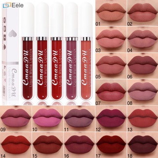 CmaaDu Velvety Matte และลิปสติกกันน้ำที่ทนทานใน18สี ↑ Eele