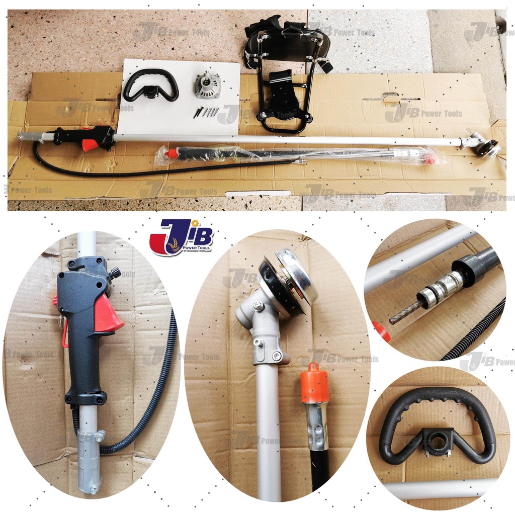 อะไหล่ ก้านตัดหญ้า ข้ออ่อน ครบชุด พร้อมโครงสะพายหลัง หมุนได้ GX35, GX50, GX31, UMK435, UMK450, UMR43