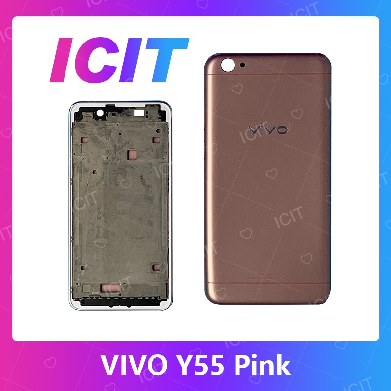 VIVO Y55/VIVO Y55S อะไหล่บอดี้ เคสกลางพร้อมฝาหลัง Body For vivo y55/vivo y55s ICIT 2020