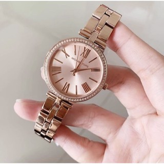 Michael Kors Ladies Maci Rosegold-Tone watch