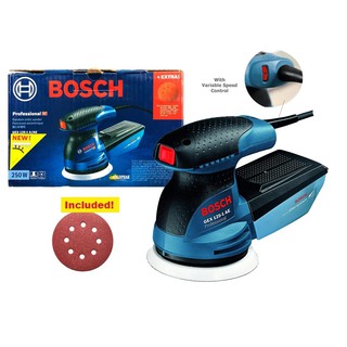 BOSCH เครื่องขัดกระดาษทรายกลม 5 นิ้ว รุ่น GEX125-1AE (250W) รับประกัน 1 ปี