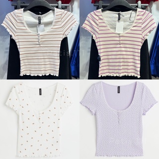 เสื้อครอป cropped แบรนด์ H&amp;M | CP