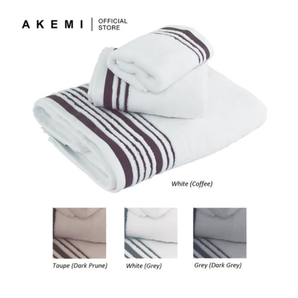 Akemi Avant Lux ผ้าขนหนู สีเทาเข้ม สําหรับโรงแรม