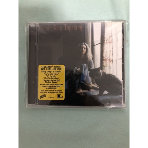 CD 💿 ซีดี Carole King Tapestry Extra Tracks, Remastered USA สภาพสะสม