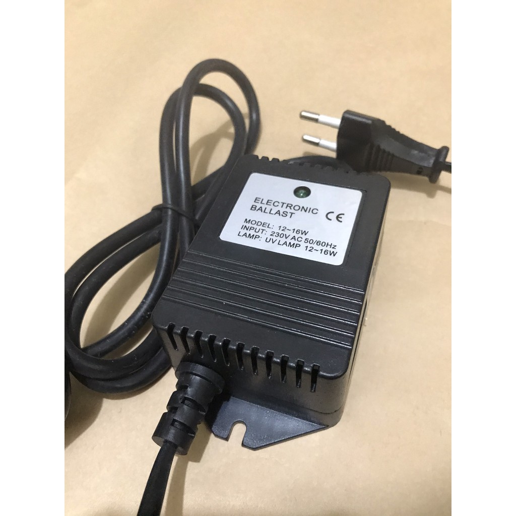12W-16W - 4 พิน - อะแดปเตอร์ - หม้อแปลงบัลลาสต์เพื่อแปลงแหล่งกําเนิดแสงอัลตราไวโอเลต UV
