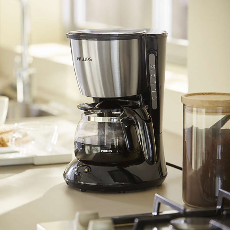 ⚡️ส่งไว ขายดี⚡️เครื่องชงกาแฟ Philips เครื่องชงกาแฟแบบหยดน้ำขนาดเล็กที่ใช้ในครัวเรือนในการทำเครื่องชงนมชาวอเมริกัน
