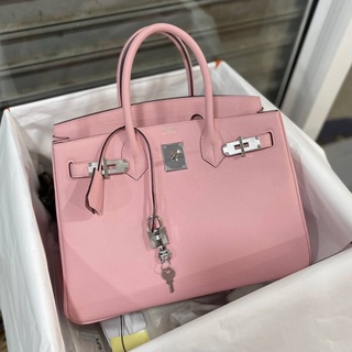 HermèsBIRKIN 30CM TOGO ROSE SAKURA COLOR FULL HANDMADE PHW  HARDWARE 🔥  เป็นงานดีที่สุดเย็บมือ 100%