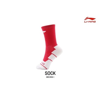 LI-NING ถุงเท้าแบดมินตัน รุ่น AWLR232 SOCKS