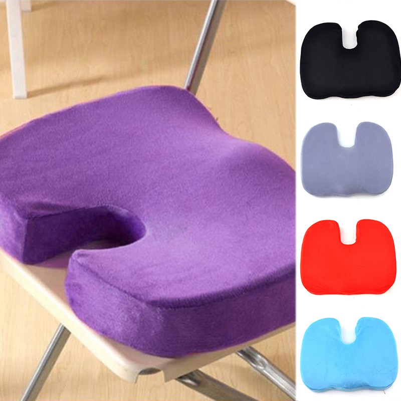 Comfortable Memory Foam Seat Cushion Office Chair Car Seat Back