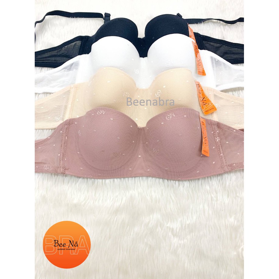 SALE ❗️ ❕ ❗️ ❕  ลดล้างสต๊อค ของดีราคาโครดถูก⚠️ตาแตกก 2 in 1 BRA ชุดชั้นใน Beena 💗ครึ่งทรงซีทรูคล้ายว