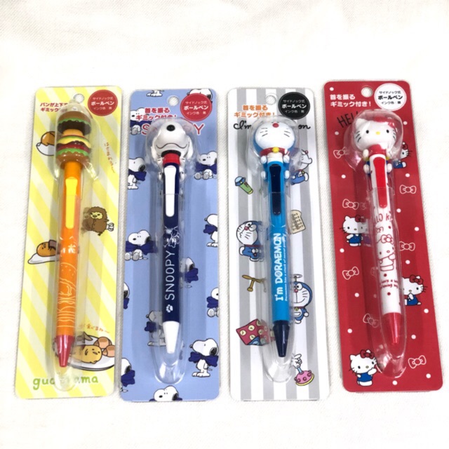ปากกาหัวโต ~ Sanrio (Gudetama, Snoopy, Doraemon และ Kitty)