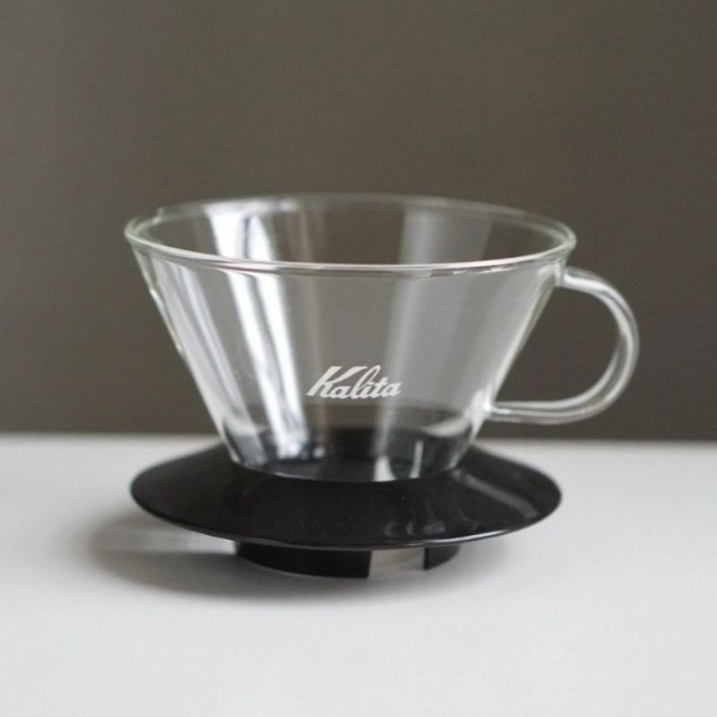 Kalita Wave Dripper Glass 185 สีดํา
