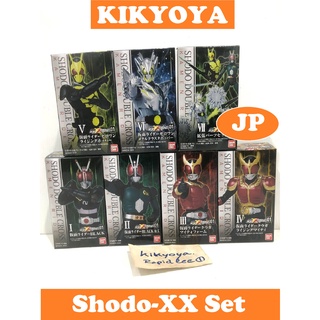 SHODO XX Kamen Rider 01 SET  LOT JP NEW kuuga zero one metal cluster rising  Black Rx