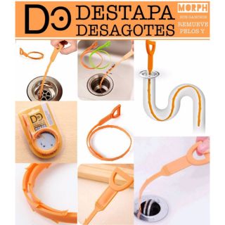 DESTAPA DESAGOTES สายแก้ท่อตัน ทลวงท่อดันเศษผม เศษอาหาร