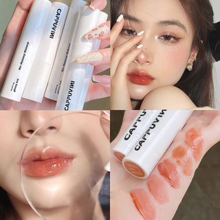 𝕀𝕌 𝕊𝕙𝕠𝕡🌻 ลิปกลอส Tint Matte 3D สีสวย ให้ความชุ่มชื้น Cappuvini lasting glossy tint