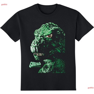 เสื้อยืดยอดนิยม Godzilla King Of The Monsters Movie Big Portrait Face Adult T-Shirt Tee Sports T-shirt