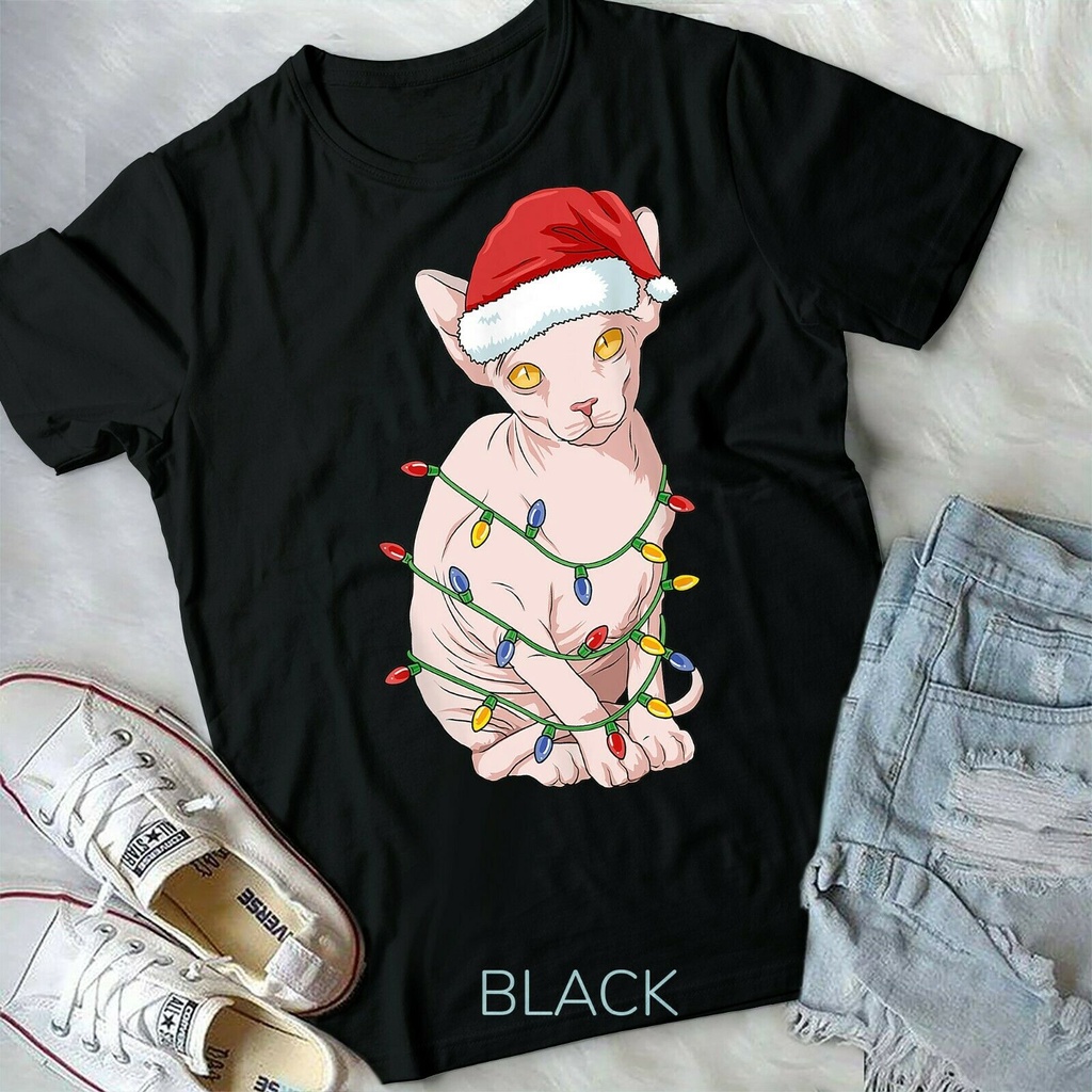 เสื้อยืดคริสต์มาส Sphynx Cat Sphynx Cat Men Cat