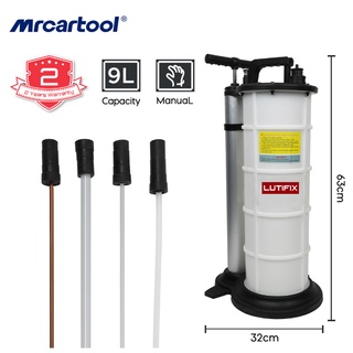 MRCARTOOL LUTIFIX 9L ปั๊มดูดน้ํามันเครื่อง แมนนวล สําหรับเปลี่ยนน้ํามันรถยนต์ ดูดน้ํามันสูญญากาศ ส่งกําลัง หล่อเย็น เปลี่ยน เครื่องมือสูญญากาศ น้ํามันสูญญากาศ ดูดของเหลว ปั๊ม เครื่องมือซ่อมแซมอัตโนมัติ