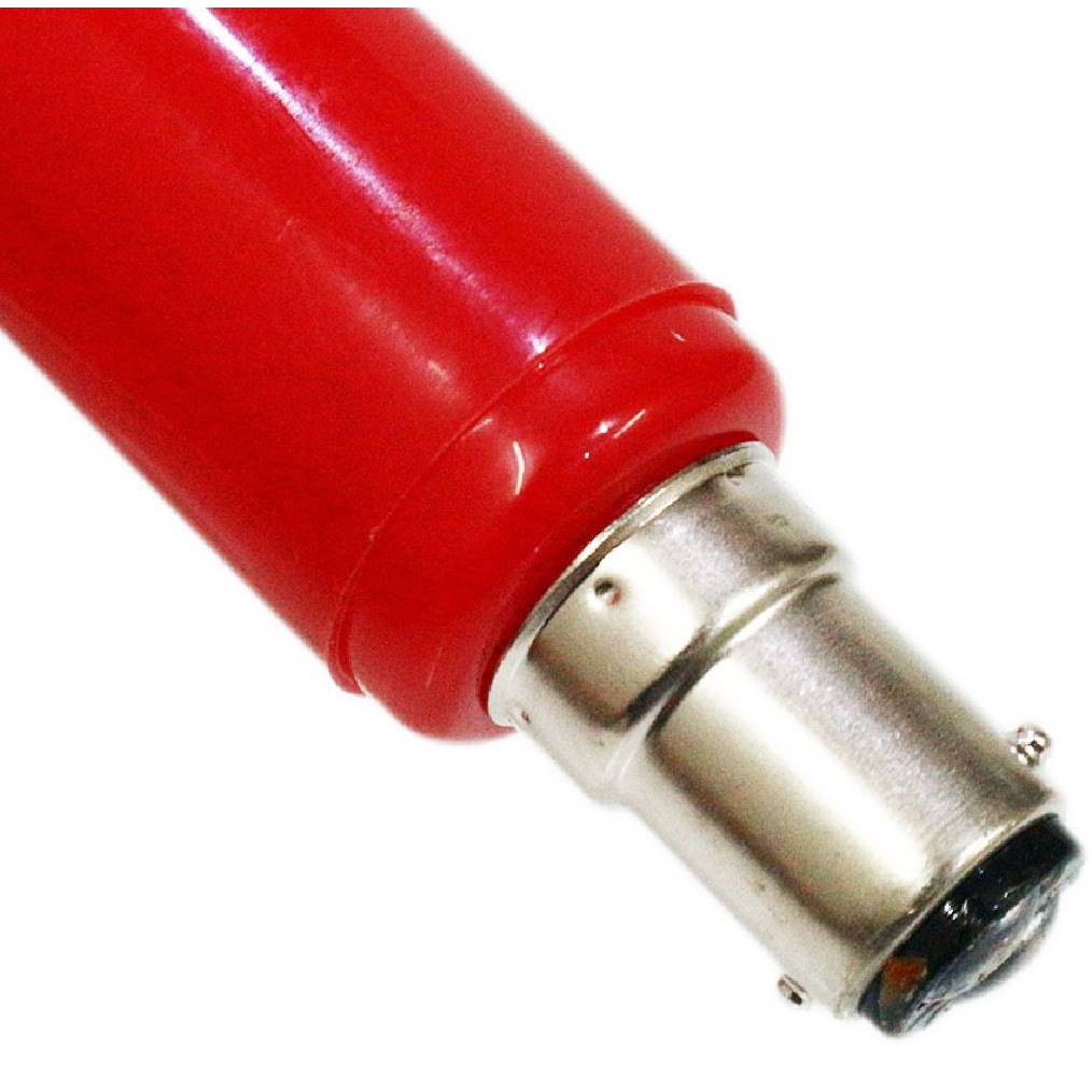 (แพ็ค 2 ชิ้น) Zeazon หลอดเทียน สั้น แดง สูง 14.5CM ศาลเจ้า หิ้งพระ ขนาด 15W ขั้วเขี้ยว B15 - รูปที่ 2