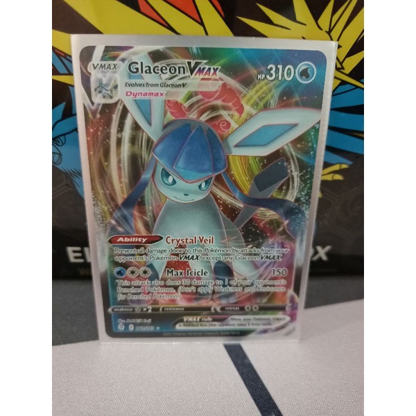 Pokemon Card "Glaceon Vmax 041/203" ENG Evolving Skies