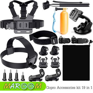 อุปกรณ์เสริมแอคชั่นแคม GoPro/SJCAM (K-41) Gopro Accessories kit 19 in 1