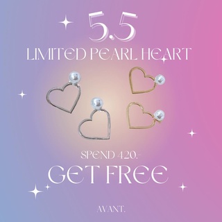 avantgarde.bkk GET FREE PEARL HEART EARRINGS 💕
