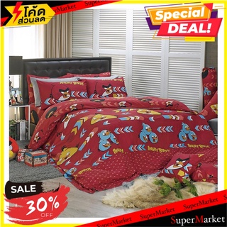 ชุดผ้าปูที่นอน 3.5 ฟุต 3 ชิ้น SATIN PLUS ANGRY BIRD PL015 ผ้าปูที่นอน BEDSHEET SET 3.5FT 3PCS SATIN PLUS ANGRY BIRD PL01