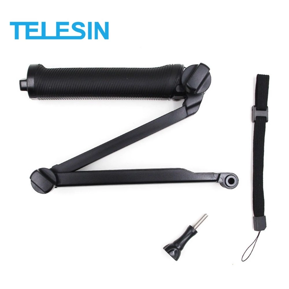 TELESIN 3-WAY Grip Arm Tripod สำหรับ GoPro/ SJCAM/ Xiaomi Yi/ Action Cameras thumbnail 4