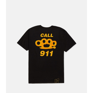 SLUM LTD - 10DEEP CALL 911 TEE Black