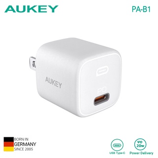 AUKEY อะแดปเตอร์ชาร์จเร็ว USB-C Power Delivery 20W  (PA-B1 WH)