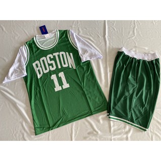 เสื้อบาสมีแขน ชุดบาสมีแขน ทีม Celtics เบอร์11 พร้อมส่ง