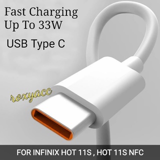 สายชาร์จ ของแท้ ชาร์จเร็ว USB TYPE C สําหรับ INFINIX HOT 11S, HOT 11S NFC