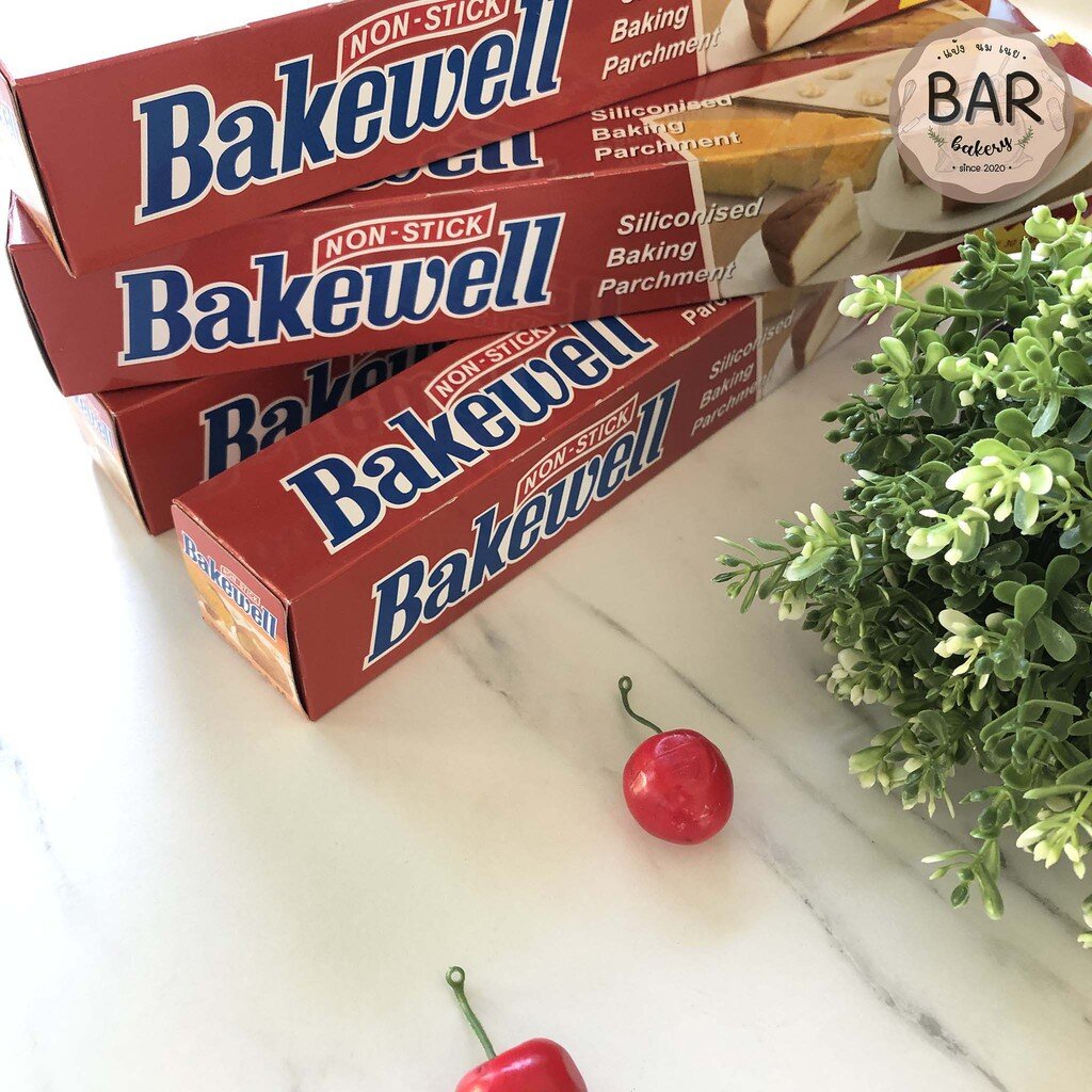 กระดาษไข Bakewell เคลือบพิเศษ(Non-Stick) ขนาด 30cm. x 5m.สำหรับรองอบขนม สามารถใช้ได้ทั้ง 2 ด้านและใช้ซ้ำได้หลายครั้ง ราคา ถูกที่สุด ดีลบีเคเค แกลเลอรีภาพที่ 2