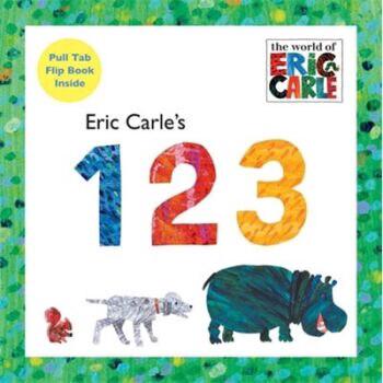 หนังสือระบายสีภาษาอังกฤษสำหรับเด็ก Eric Carles 123 Kids Coloring Book Children Books