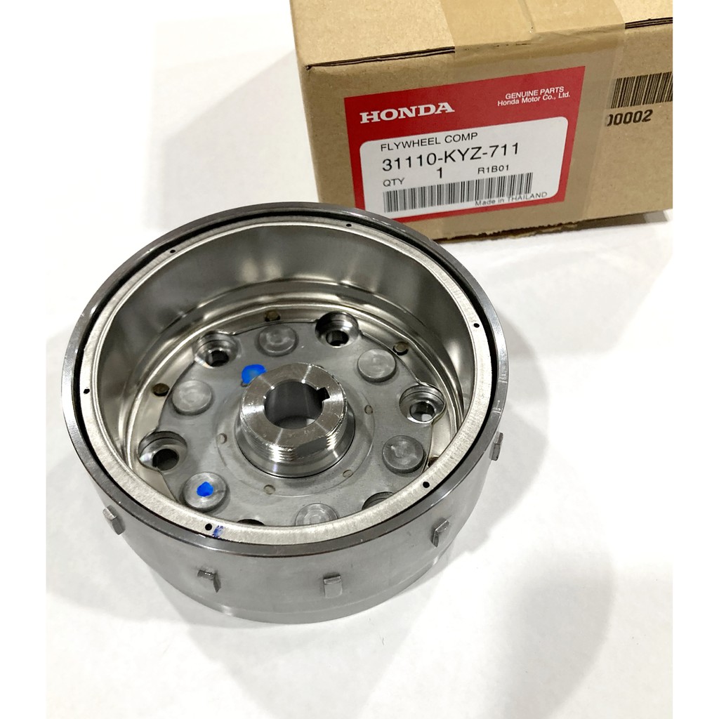 ล้อแม่เหล็กจานไฟ 31110-KYZ-711 (Mitsuba)  อะไหล่แท้ฮอนด้า เวฟ125ไอ(ปลาวาฬ)