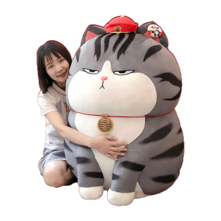 ตุ๊กตาแมวอ้วน TikTok ตุ๊กตาแมว My Royal Wan ตุ๊กตาตัวใหญ่
