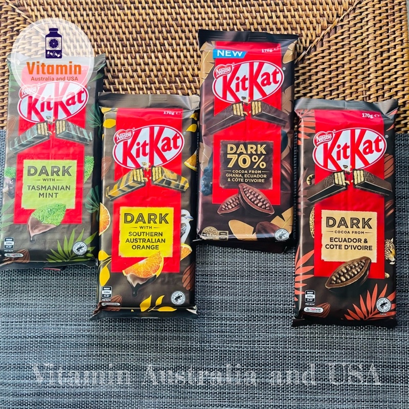 KitKat Dark Chocolate คิทแคท ดาร์คช็อคโกแลต คิทแคท มิ้นท์ คิทแคทรสส้ม ...