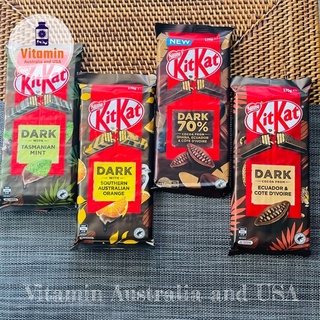 KitKat Dark Chocolate คิทแคท ดาร์คช็อคโกแลต คิทแคท มิ้นท์ คิทแคทรสส้ม KitKat Bar ขนาด 170กรัม kitkat mint