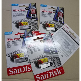 (ประกันsynnex5ปี) 32GB SanDisk Ultra Flair USB 3.0 Flash Drive CZ73