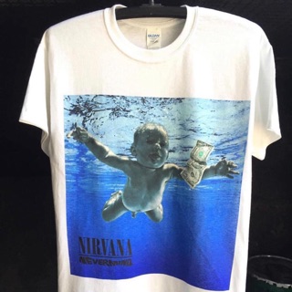 เสื้อยืดแฟชั่น เสื้อวง NIRVANA แท้ 100%