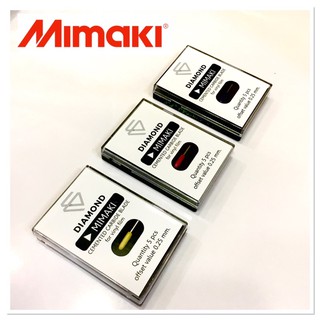 ใบมีดเครื่องตัดสติ๊กเกอร์สำหรับเครื่อง Mimaki (30°/45°/60°) (ราคาต่อ 1 กล่อง ล้อ 1 ชิ้น หัวจับ 1 หัว )