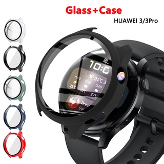 เคสนาฬิกาข้อมือ PC เนื้อแมตต์ ป้องกันหน้าจอ สําหรับ Huawei Watch 3 46 มม. Huawei Watch 3 Pro 48 มม.