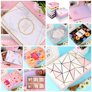 ►ถูกที่สุด◄ กล่อง6ช่อง มีหลายลาย ♥ แพคละ 5 ใบ