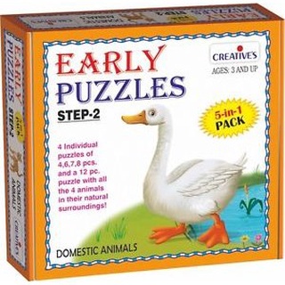 จิ๊กซอว์ต่อภาพ- Creatives Early Puzzles Step II