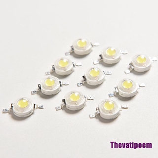 【THAM】ไฟ Led Smd 1W สีขาวบริสุทธิ์ 10 ชิ้น