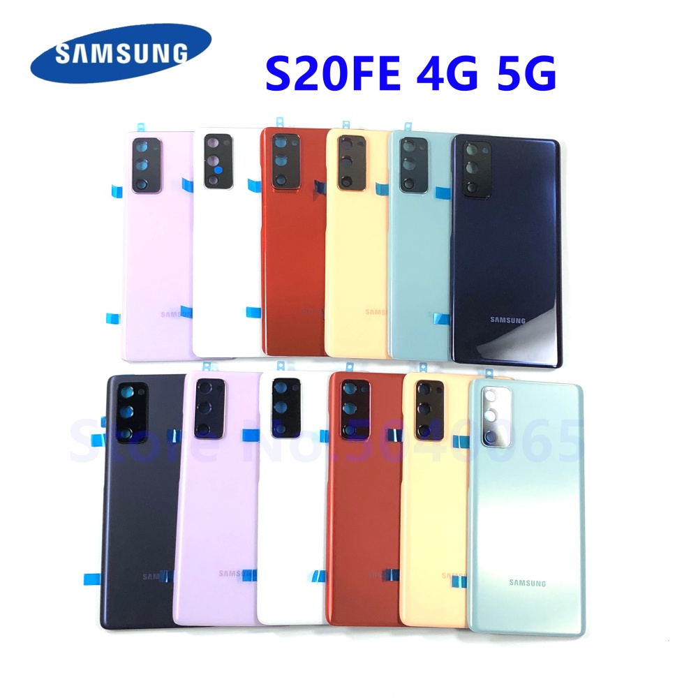เคสแบตเตอรี่พลาสติก พร้อมเลนส์กล้อง สําหรับ SAMSUNG Galaxy S20FE 4G 5G S20 FE