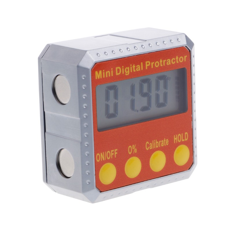 360° Digital Protractor Inclinometer Electronic Level Box Magnetic ...