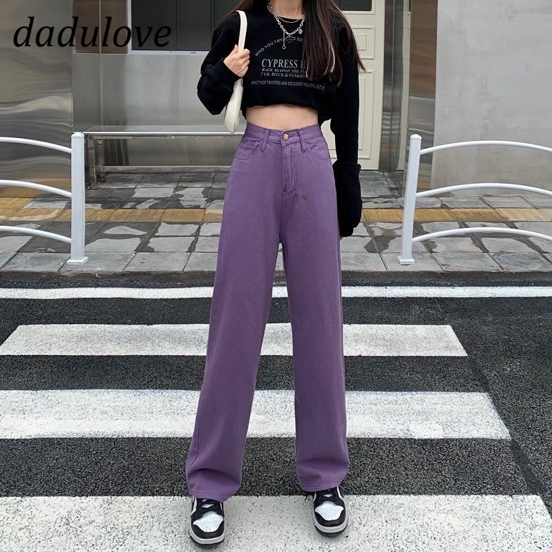 DaDulove 2022 New High Waist Jeans Loose Korean Version Niche Wide Leg Pants Fashion plus Size Women's Clothing #3